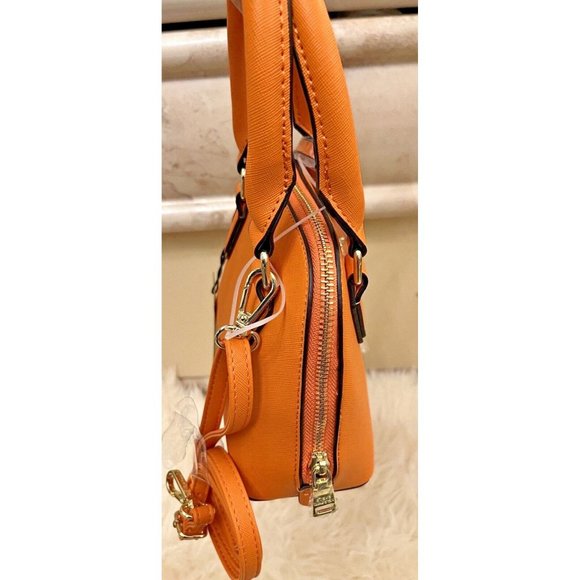 NWT STEVE MADDEN BFAITH ORANGE MINI CROSSBODY HAND BAG TIK TOK VIRAL TRENDY - Picture 4 of 7